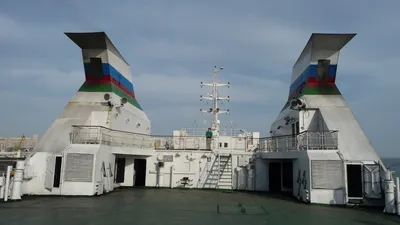 Endlich auf der Faehre