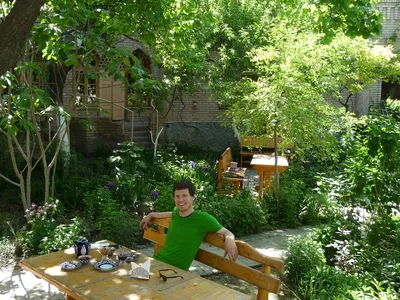 Garten vom Guesthouse "Antica" in Samarkand